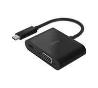Belkin USB-C to VGA Adapter + Charge (Supports HD 1080p Video Resolution, 60W Passthrough Power for Connected Devices) MacBook Pro VGA Adapter