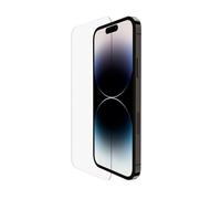 Belkin TemperedGlass iPhone 14 Pro Screen Protector, AntiMicrobial-Treated, Easy Bubble Free Application with Included Installation Guide Tray, 9H Hardness Tested