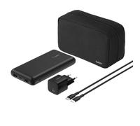 Belkin Portable Charger, 4-in-1 Charging Kit with 20000mAh Power Bank, 25W USB C Power Supply, 60W USB C Cable and Case - Fast Charging Various Devices, Compact Format for Travel