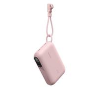 Belkin Portable Charger, USB-C Power Bank 10K 10,000mAh w/ 2 USB-C Ports, Slim, Display Shows Battery Level, 20W for iPhone 16, 15 Series, Samsung Galaxy S25, S24, Pixel 9, iPad, & More - Pink