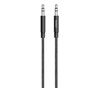 Belkin Premium 3.5 mm Braided Tangle Free Aux Cable with Aluminuim Connectors - Black