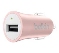 Belkin Premium MIXIT Fast 2.4 A USB Car Charger for Apple iPhone XS Max/XS/XR/X/8 Plus/8/7 Plus/7 and Apple iPad Air, iPad 2, iPad Mini with Connected Equipment Warranty, Rose Gold