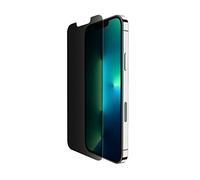 Belkin Privacy Tempered Glass Screen Protector for iPhone 14, 13 and 13 Pro, Treated Surface with Anti-Fingerprint Coating and Bubble Free Application with Included Easy Align Tray