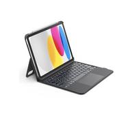 Belkin Pro iPad 10th Generation Keyboard Case with Cradle, Backlit Bluetooth Keyboard, Multi-gesture Controls, Magnetic Apple Pencil Storage, QWERTY, Multimedia Keys for iPad 10.9-inch (10th gen)