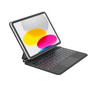 Belkin Pro iPad Keyboard Case with Magnetic Stand, Backlit Bluetooth Keys, Multi-Touch Trackpad, Apple Pencil Holder, QWERTY Layout, Media Controls, Compatible with iPad 10.9” 10th Gen, iPad 11” A16