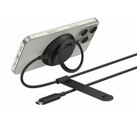 Belkin Qi2 25W MagSafe Compatible Wireless Charger & Kickstand - Black