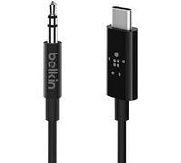 Belkin RockStar™ 3.5mm with USB-C™ Connector audio cable USB C Black