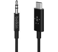 Belkin RockStar™ 3.5mm with USB-C™ Connector audio cable USB C Black