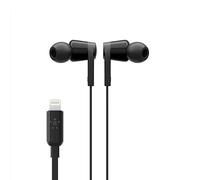 Belkin Rockstar Wired Noise-canceling Waterproof In-ear Headphone - Black