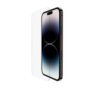 Belkin TemperedGlass iPhone 14 Pro Screen Protector, AntiMicrobial-Treated, Easy Bubble Free Application with Included Installation Guide Tray, 9H Hardness Tested