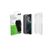 Belkin ScreenForce InvisiGlass iPhone 17 Pro Privacy Screen Protector, Scratch-Resistant Impact Protection, Easy Align Tray for Bubble Free Application Included, 9H Hardness Tested Recycled Glass