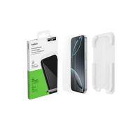 Belkin ScreenForce InvisiGlass Screen Protector for iPhone 17 Pro Max, Scratch-Resistant Impact Protection with Included Easy Align Tray for Bubble Free Application, Case-Friendly, Recycled glass