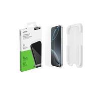 Belkin ScreenForce InvisiGlass Screen Protector for iPhone 17 Pro, Scratch-Resistant Impact Protection with Included Easy Align Tray for Bubble Free Application, Case-Friendly, Recycled glass