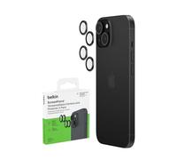 Belkin ScreenForce TemperedGlass Camera Lens Protector for Apple iPhone 15 and iPhone 15 Plus - Case-Compatible Tempered Glass Lens Cover, Apple iPhone Accessories - 2-pack