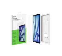 Belkin ScreenForce TemperedGlass screen protector for iPad Air 11-inch, 9H hardness rating tempered glass, 0.33mm thin, scratch-resistant with easy installation, compatible with case and Apple Pencil