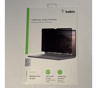 Belkin ScreenForce TruePrivacy Screen Protector for MacBook Pro 16 (Removable + Reusable Privacy Screen Protection)