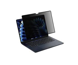 Belkin ScreenForce TruePrivacy Screen Protector for MacBook Air 15 M2, Anti-Glare Privacy, 2H Hardness, Removable & Reusable, Silicone Attachment, Easy Snap-On & Off Application