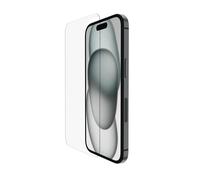 Belkin ScreenForce UltraGlass 2 iPhone 15 Screen Protector, Scratch-Resistant, 9