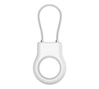 Belkin AirTag Case With Wire Cable, Secure Holder Protective Cover Air Tag, Scratch Resistance, AirTag Accessory - (White)
