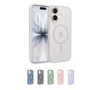 Belkin SheerForce Grip MagSafe Compatible iPhone 17 Case with Slim Design & Anti-Slip Side Lines - Magnetic, Transparent, & Shockproof Protective iPhone Case - Sand