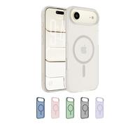 Belkin SheerForce Grip MagSafe Compatible iPhone Air Case with Slim Design & Anti-Slip Side Lines - Magnetic, Transparent, & Shockproof Protective iPhone Case - Sand