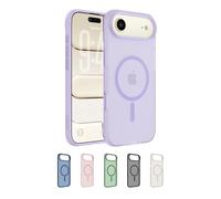 Belkin SheerForce Grip MagSafe Compatible iPhone Air Case with Slim Design & Anti-Slip Side Lines - Magnetic, Transparent, & Shockproof Protective iPhone Case - Lavender