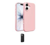 Belkin SheerForce Protect MagSafe Compatible iPhone 17 Case with Slim Design & Anti-Scratch Treated Coating - Magnetic, Transparent, & Shockproof Protective iPhone Case - Pink