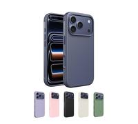 Belkin SheerForce Protect MagSafe Compatible iPhone 17 Pro Max Case with Slim Design & Anti-Scratch Treated Coating - Magnetic, Transparent, & Shockproof Protective iPhone Case - Blue