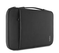 Belkin Slim Protective Sleeve with Carry Handle and Zipped Storage for Chromebooks, Netbooks and Laptops Upto 11 inch - Black