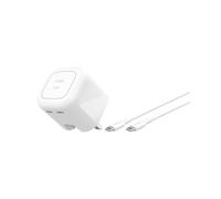 Belkin SmartProtect 2-Port USB C Charger 67W, Dual-Port GaN Charger, 2m USBC Cable Included, Fast Charging for MacBook, iPhone 17, iPad Pro, Chromebook, Galaxy S25 Ultra, Pixel 10 - White