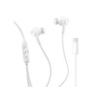 Belkin SoundForm Active Noise Cancelling Earbuds Wired with USB C Connector, IPX5-Rated, in-Ear Earphones w/Microphone for iPhone 17/16/15, iPad mini, Galaxy S25, Google Pixel 10, & More - White