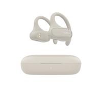 Belkin SoundForm ClearFit Open-Ear Headphones, lightweight wireless earphones with ENC, Bluetooth earbuds with ear hooks, clear calls, 26H playtime, IPX5 running and gym headphones for sports - Sand