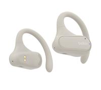 Belkin SoundForm ClearFit Open-Ear Headphones, lightweight wireless earphones with ENC, Bluetooth earbuds with ear hooks, clear calls, 26H playtime, IPX5 running and gym headphones for sports - Sand