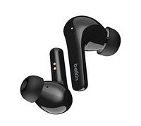 Belkin SOUNDFORM Flow True Wireless Earbuds with Active Noise Cancellation, Bluetooth Earphones with Wireless Charging, IPX5 Sweat and Water Resistant, 31H Play Time, for iPhone, Galaxy, Pixel - Black
