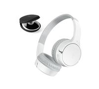 Belkin SoundForm Mini Kids Wireless Headphones with Built-In Microphone, 30H of Playback Time, & Fun Stickers - Over-Ear Headsets for Online Learning, School, Travel, iPhone, iPad, Galaxy - White