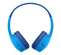 Belkin SoundForm Mini Wireless Over-Ear Headphones for Kids Blue Bluetooth SAFE