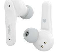 Belkin SOUNDFORM Nano, True Wireless Earbuds for Kids, 85dB Limit for Ear Protection, Online Learning, School, IPX5 Certified, 24 H Play Time for iPhone, iPad, Kindle, Pixel and More - White
