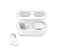Belkin SOUNDFORM Play True Wireless Earbuds, Wireless Earphones with 3 EQ Presets, IPX5 Sweat and Water Resistant, 38 Hours Play Time for iPhone, Galaxy, Pixel and More - White