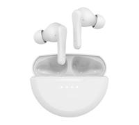 Belkin SoundForm Rhythm True Wireless Earbuds with Built-in Microphone, USB-C Fast Charging, 28H Battery Life, IPX5 Water Resistance - Bluetooth Earbuds for iPhone, iPad, Galaxy, Pixel & More - White