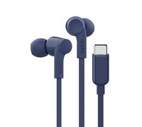 Belkin SoundForm Wired Earbuds with USB-C Connector, in-Ear Earphones w/Microphone - USB-C Headphones for iPhone 17, iPhone 16, iPad mini, Galaxy S25, Google Pixel 9, Android, and More - Blue