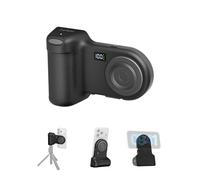 Belkin Stage PowerGrip 9300mAh Magnetic Camera Grip with Power Bank - Black | 9.3K Portable Wireless Charger, 15W, USB C Port, Cable Included, Built-In Bluetooth Shutter Button, Phone Stand, Pre-Charged