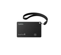 Belkin SureFind Card Tracker, Apple Find My & Google's Find Hub - Black | Dual Ecosystem Wallet Finder, Cards Locator, Bluetooth 5.3, 1.8mm Ultra-Slim, IP68 Waterproof, 81dB Alert, 3-year Battery
