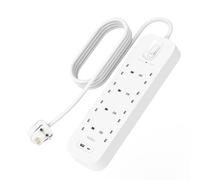 Belkin Surge Protector Power Strip - 8 AC Outlets - USB-A & USB-C ports- 2M Cord