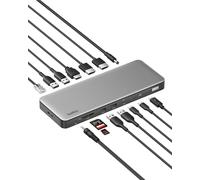 Belkin Thunderbolt 4 Docking Station Triple Display 96W 14 in 1 USB-C Hub | 40Gbps data transfer, 2.5Gb ethernet, daisy chain up to 6 devices, USB-C laptop expansion hub, MacBook, Windows