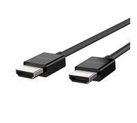 High quality Belkin ultra high speed HDMI 2.1 cable, 4K/Dolby Vision HDR, optimal playback from Apple TV, 2 m - black
