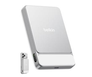 Belkin UltraCharge 10000mAh Magnetic Power Bank with USB-C Port - White