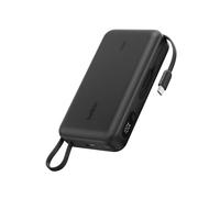 Belkin UltraCharge Power Bank 20000mAh PD 45W, Battery Pack with Integrated Cable and Digital Display, Fast Charging USB C Portable Charger for iPhone, iPad, Galaxy, Pixel, MacBook Air & More - Black
