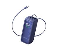 Belkin UltraCharge 22000mAh Power Bank, 120W with Retractable USB-C Cable | Battery Pack, 22K Capacity, 120W Total Output, 70cm Retractable USB-C Cable, Smart Digital Display, Travel Friendly