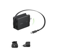Belkin UltraCharge 45W USB C Charger Plug with Retractable USB C Cable