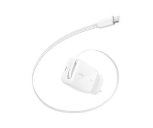 Belkin UltraCharge 67W USB-C Plug with 3.3ft (1m) Retractable USB C Cable | USB C Port, GaN Wall Charger, Fast Charging for iPhone 18, Samsung Galaxy, Google Pixel, Tablet, MacBook, Chromebook